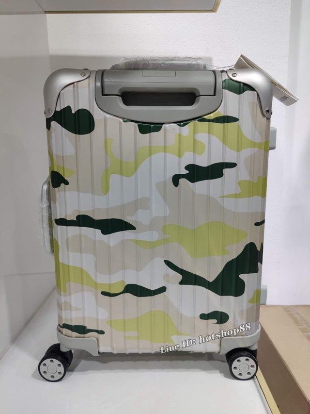 RIMOWA/日默瓦original cabin21寸迷彩登機箱行李箱拉杆箱 gdx1042